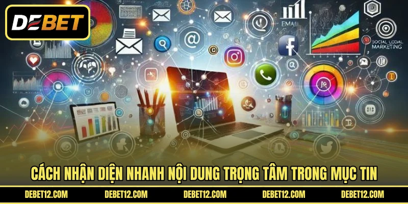 Cách nhận diện nhanh nội dung trọng tâm trong mục tin