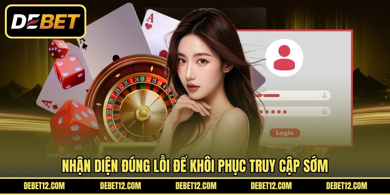 Nhận diện đúng lỗi để khôi phục truy cập sớm
